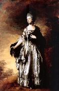 Thomas Gainsborough Isabella,Viscountess Molyneux oil on canvas